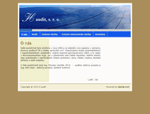Tablet Screenshot of haudit.cz